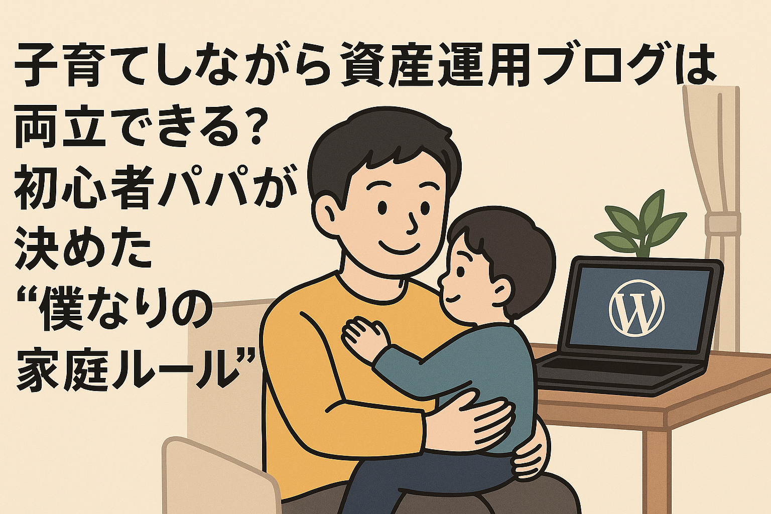 😱👶子育てしながら資産運用ブログは両立できる？初心者パパが決めた“僕なりの家庭ルール”